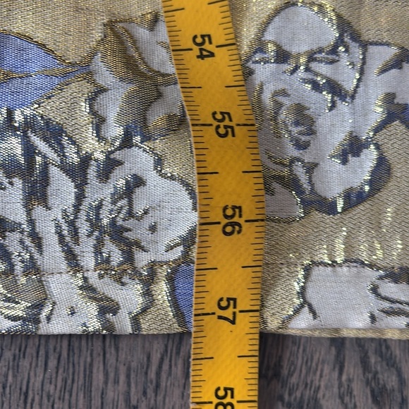 LUXURY CONSTANTINOPLE V Neck Floral Embellished Silk Maxi Dress Kaftan - Picture 14 of 15